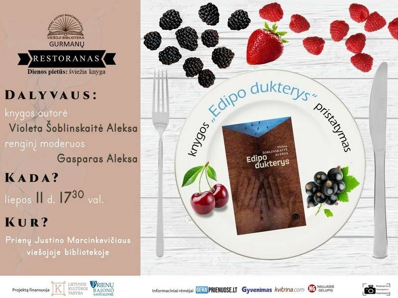 Susitikimas su rašytoja Violeta Šoblinskaite Aleksa ir jos knygos „Edipo dukterys“ pristatymas.