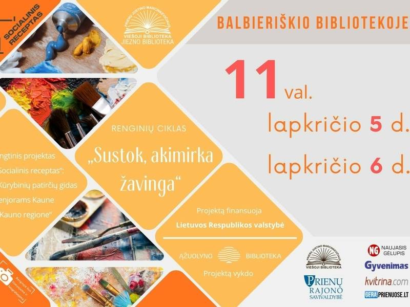 Activity "A Taste of Color" for seniors