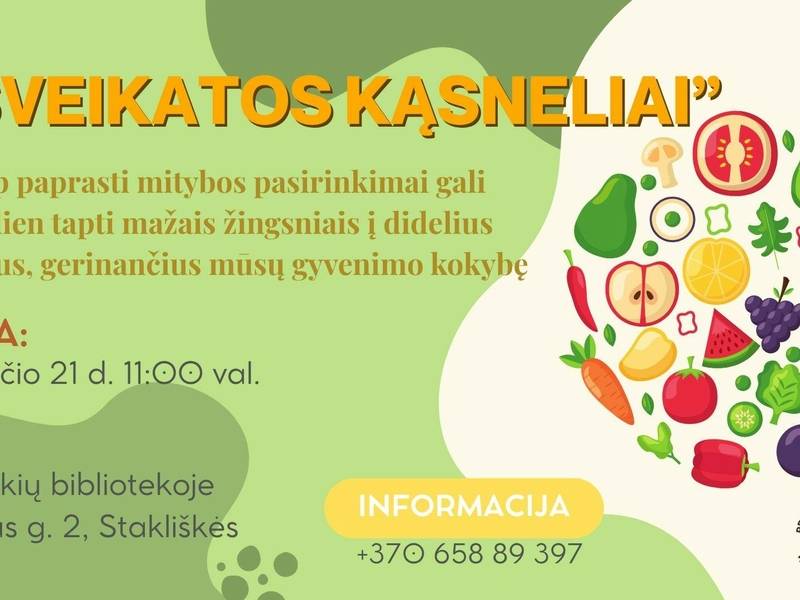 «Здоровые кусочки» – встреча с общиной Стаклишкяй