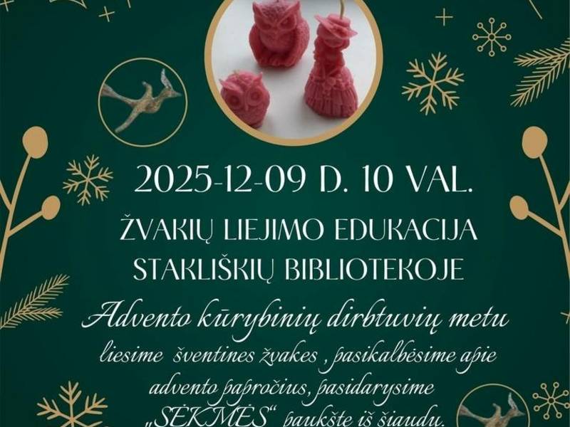 Candle casting education