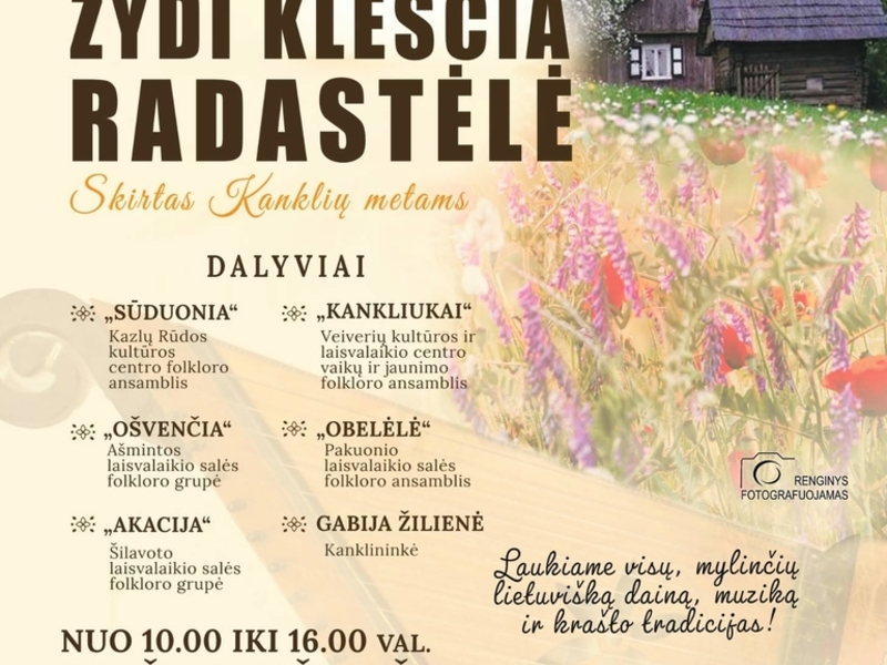 Regioninis folkloro kolektyvų sambūris „Žydi klesčia radastėlė“, skirtas Kanklių metams