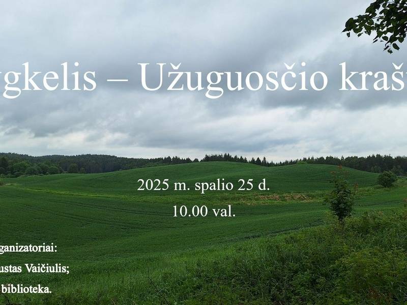 Hiking in the Užuguostis region