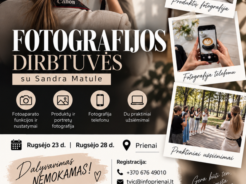 Fotografijos dirbtuvės