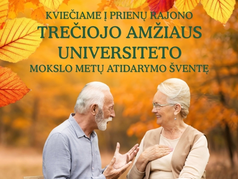 Prienų rajono trečiojo amžiaus universiteto mokslo metų atidarymo šventė