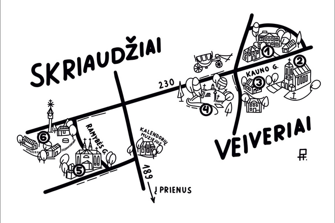 Skriaudžių–Veiverių maršrutas