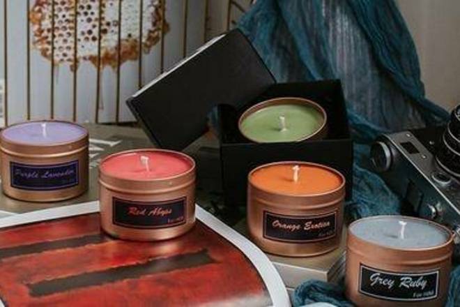 PRODUCTION OF SCENTED CANDLES